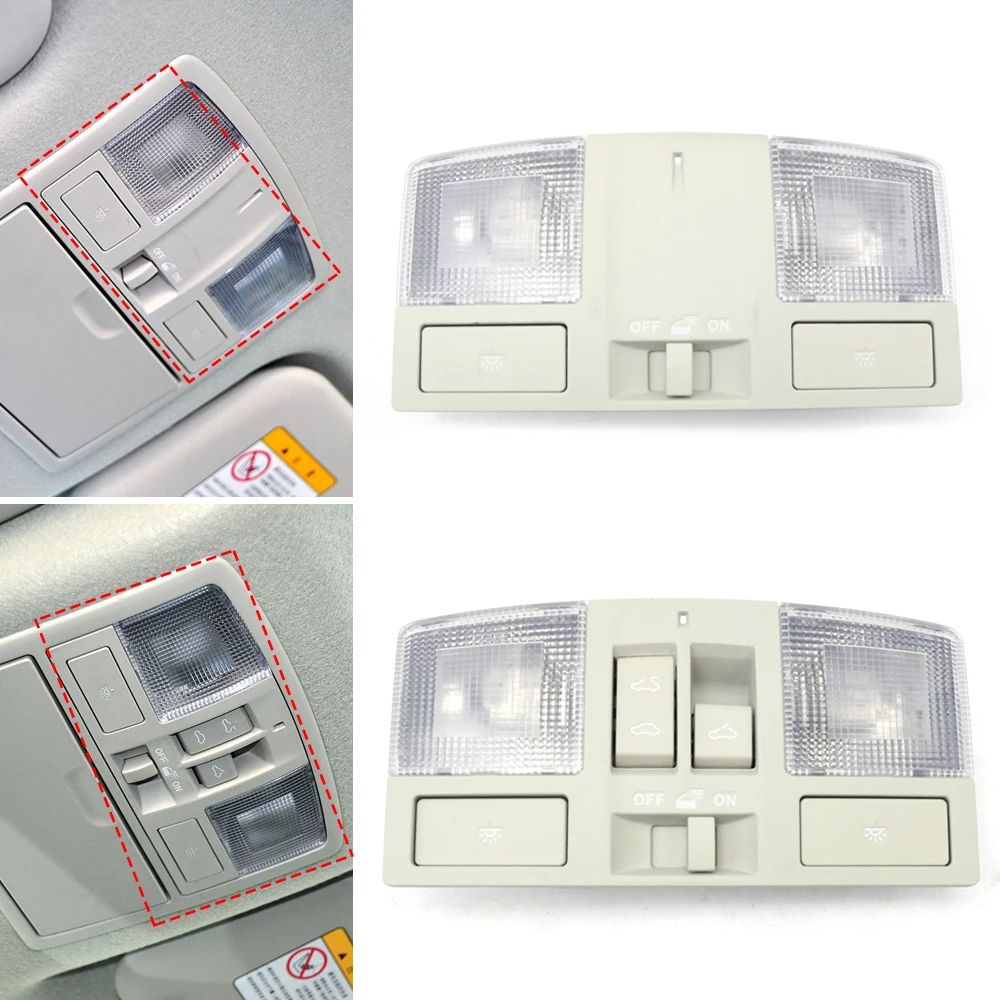 Interior Front Overhead Lamp With Sunroof Switch Inner Roof Reading Light For Mazda 3 Axela BL 2009-2013 BBM6-69-970