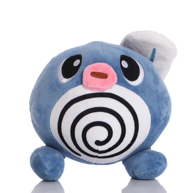 17cm Anime Pokemon Poliwag Plush Toys Poliwag Plush Pendant Soft Stuffed Animals Toys Doll Gifts for Children Kids