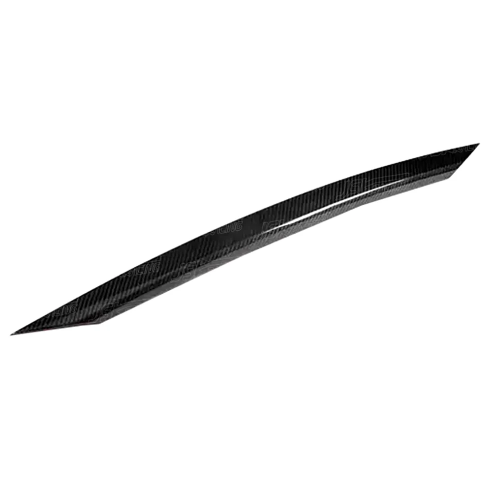 Dry Carbon Fiber Rear Trunk Exterior Trim Cover For Infiniti Q50 2018