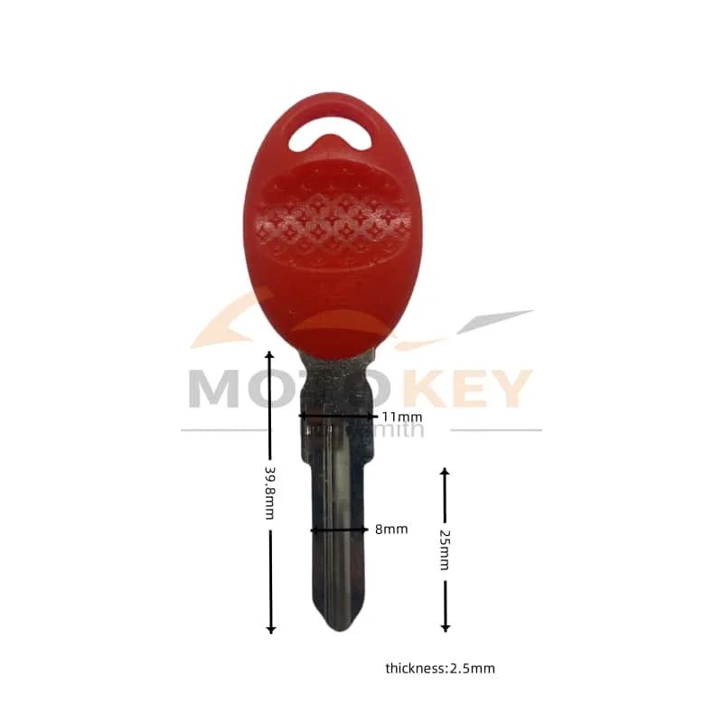 Motorcycle Uncut Blank Replacement Key Removable Chip Housing For Aprilia RSV1000 Tuono1000R SXV550 750 1200 SL750 RSV 1000 RSV4
