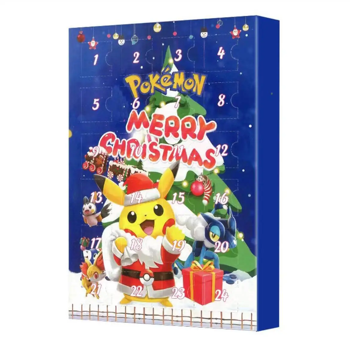 2024 Pokemon Christmas Arrival Calendar Christmas Day Blind Box 24 Pokemon Elves