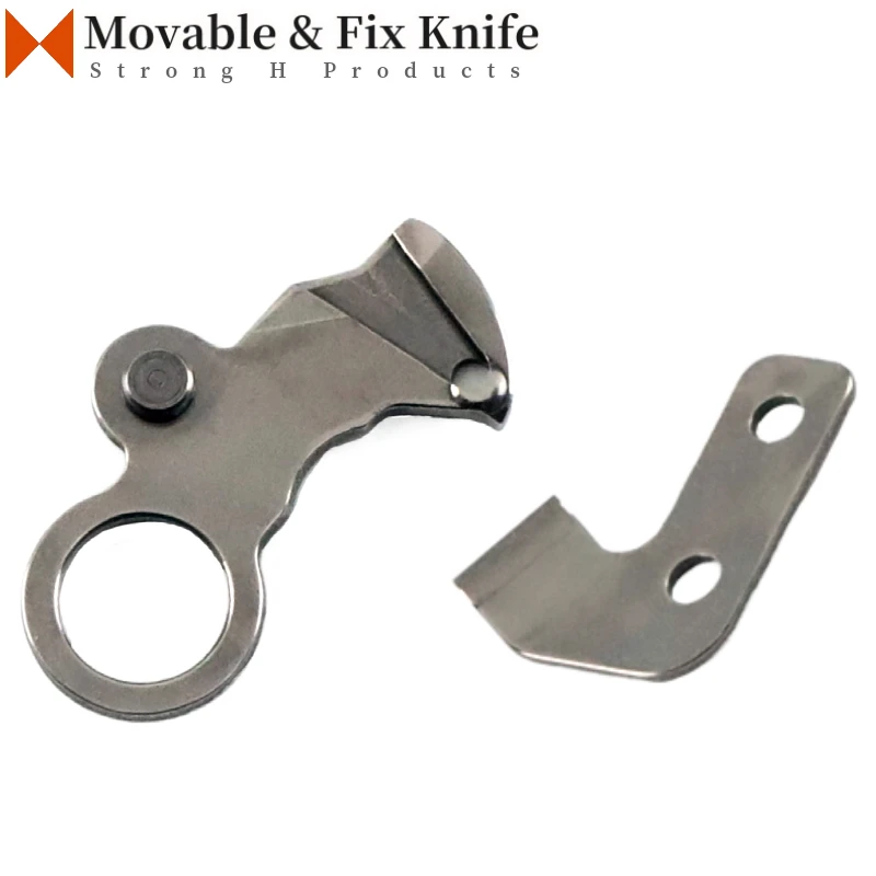 S44132-001 S44134-001 Movable & Fix Knife For Brother DB3-B775,B776, Typical GC6770 Cylinder Needle Feed Sewing Machine Blade