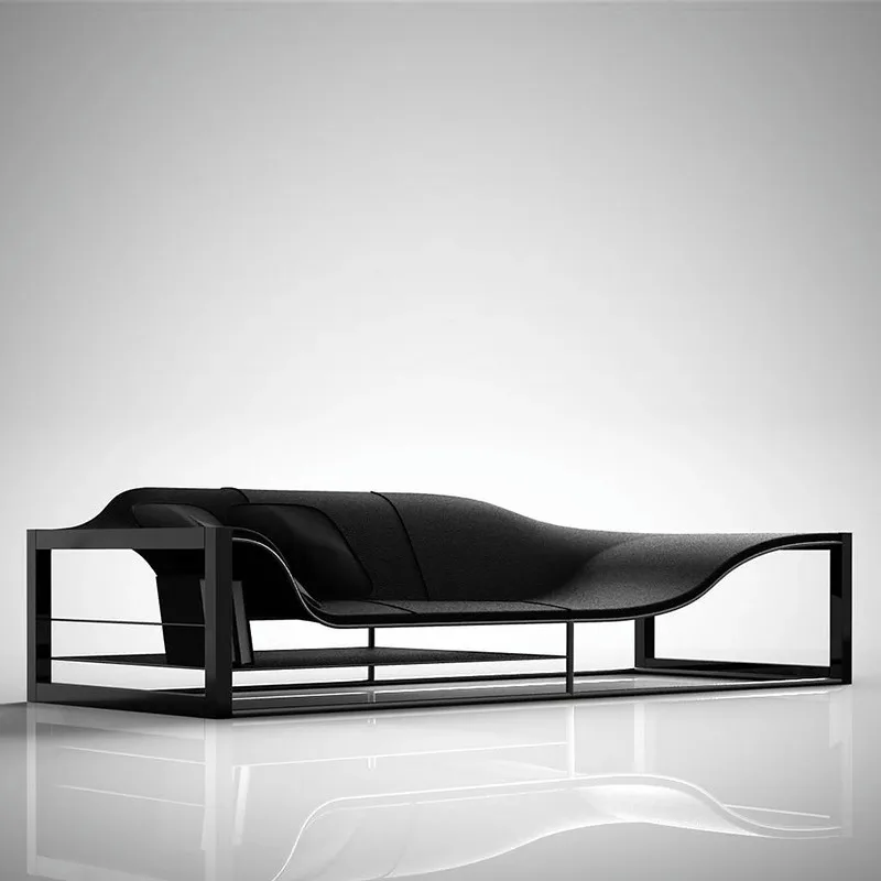 

Leisure Villa Sales Office Hotel FRP Bookshelf Sofa