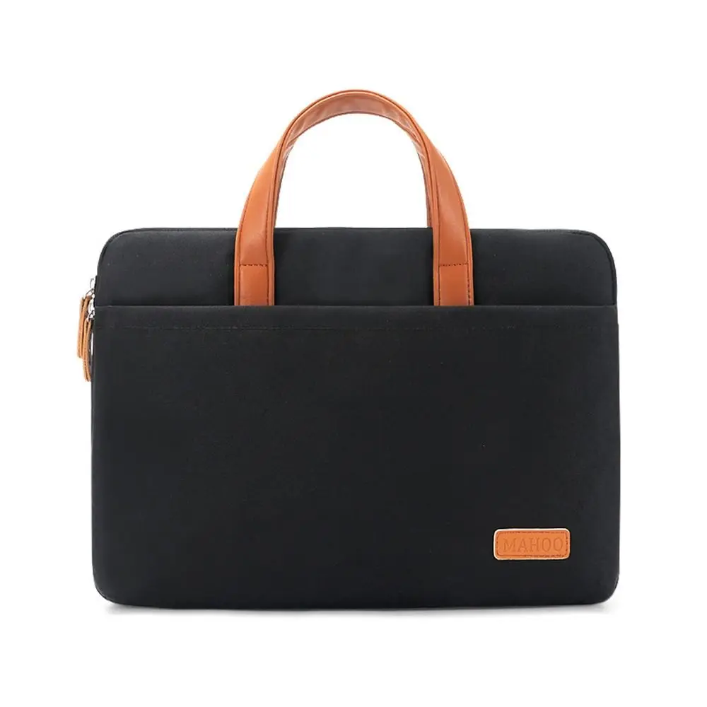 Multi-Layer Business Tote Bolsas กันน้ําขนาดใหญ่ความจุกระเป๋าเอกสารธุรกิจเดินทางสํานักงานทํางานคอมพิวเตอร์แล็ปท็อปกระเป๋ากระเป๋าถือ