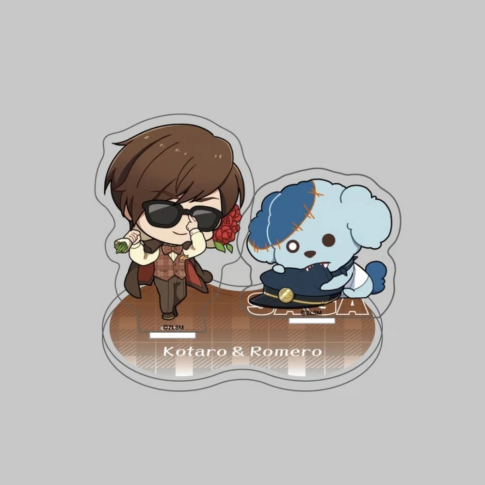 Cute Zombie Idol Chibi Acrylic Stand Anime Figure Double Sided Before After Pair Desk Ornament Kawaii Girl Model Gift Keychain