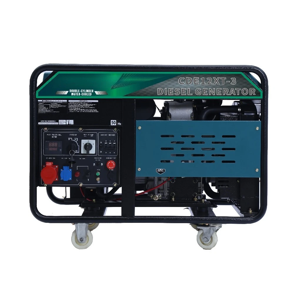 10KVA 120V 220V 240V 380V EV80  Dual Cylinder  Generator Water Cooled System Quiet Operation for Hotel Warehouse