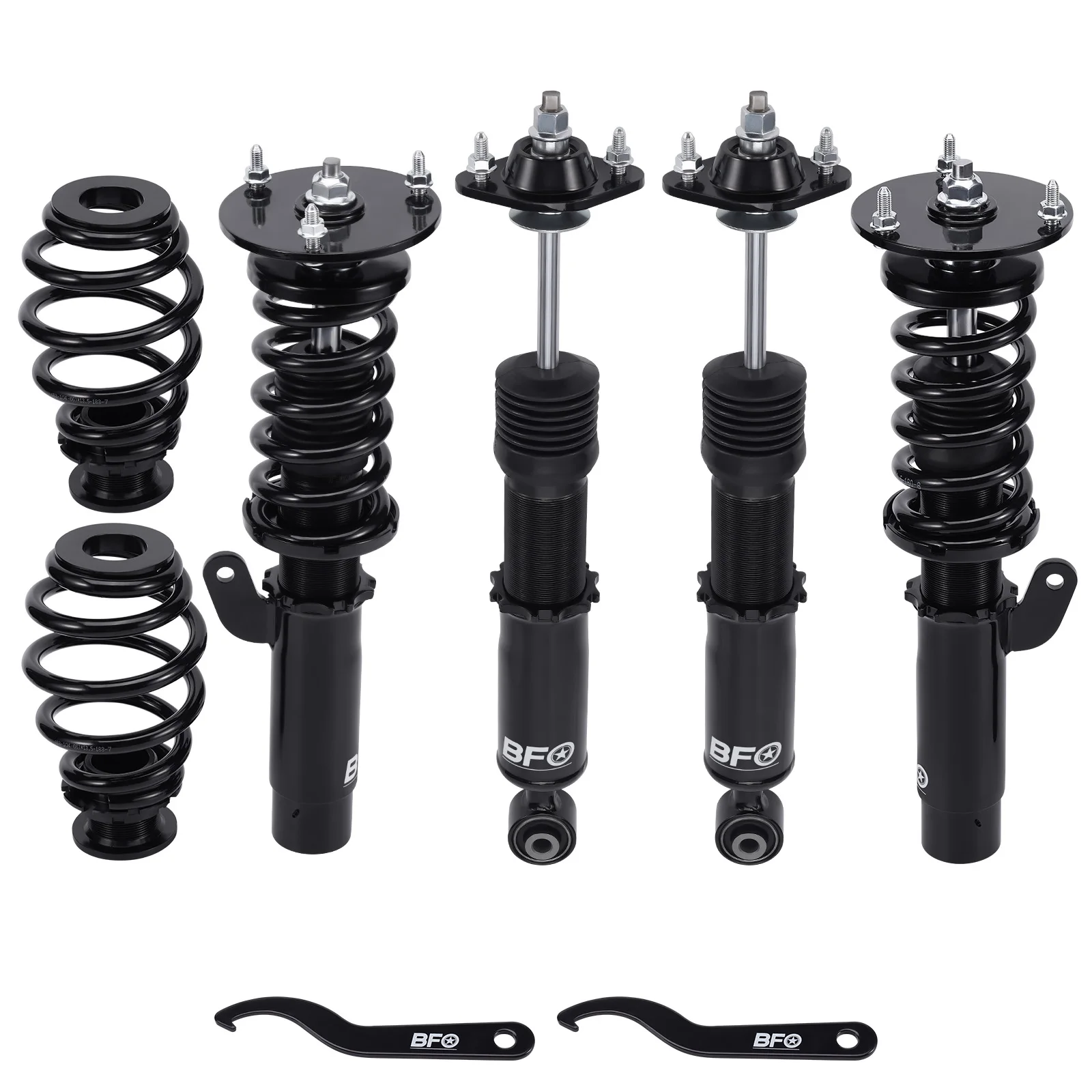 Coilover Kit For BMW E46 3 Series Convertible 330ci 325ci 323ci 320cd Twin tube Adj Height Full Coilovers Shock Absorbers