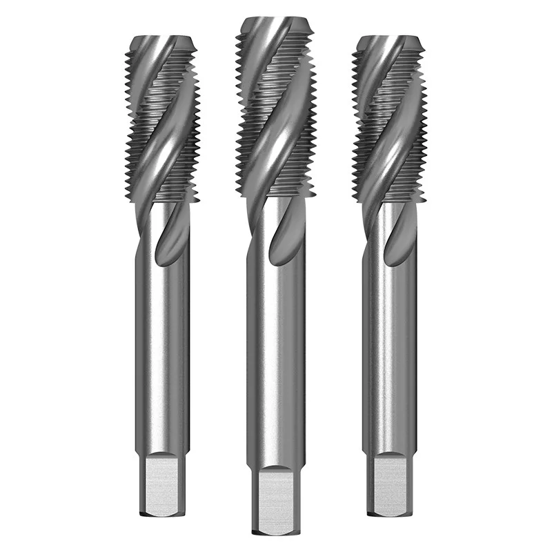 6542 machine screw thread with helical groove, stainless steel tricone, sizes M3, M4, M5, M6, M8, M10, M12, M14, M16