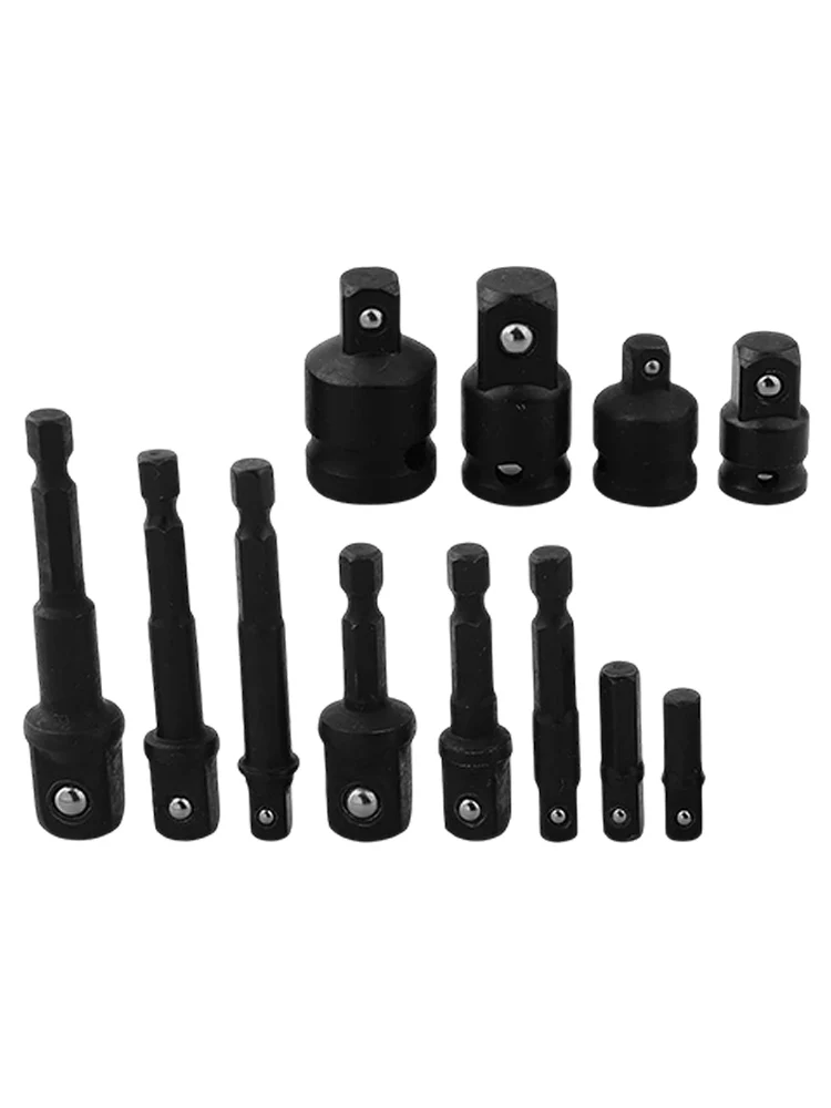 For Ratchet Handles 12pcs Adapter Kit Drill Socket Adapter 12pcs Drill Socket Adapter Set Access Hard To Reach Spaces