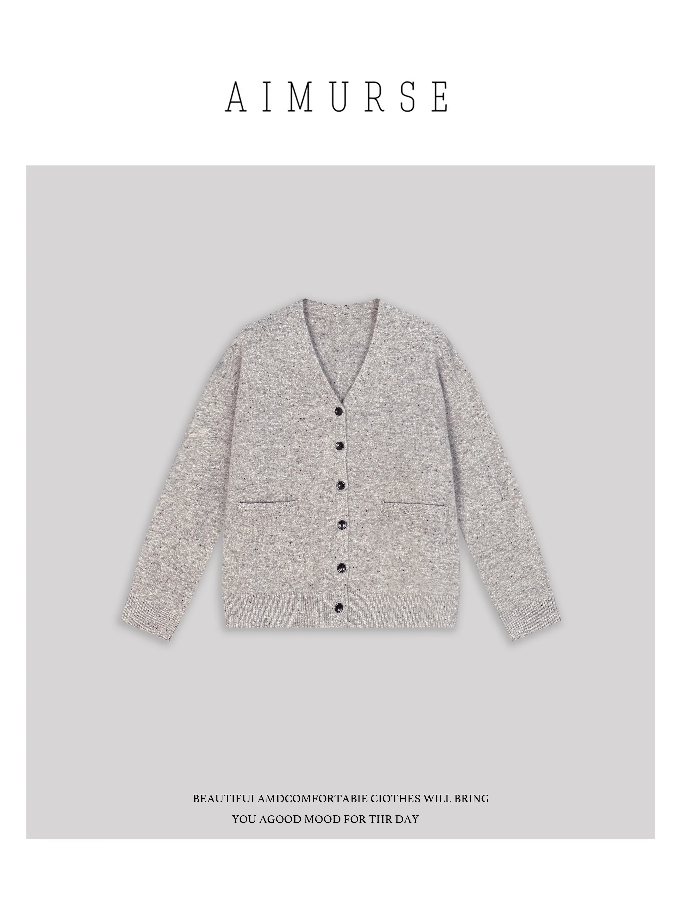 

Warm Comfortable Versatile Sweater AIMURSE Loris Casual Sle Thiened Loose Fit Women's Knitwear Winter ential Faion