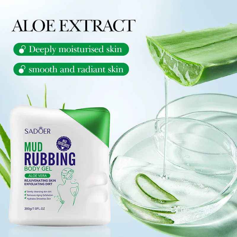 

Aloe Vera Mud - Rubbing Bath Treasure: Clean Pores and Make Body Skin Clean
