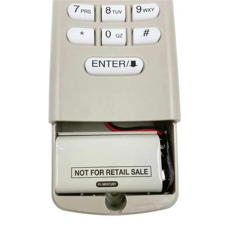 B63B-Wireless Keyless Keypad 877MAX Garage Door Opener For 878MAX 376LM 377LM 877LM 977LM 310Mhz 315Mhz 390Mhz
