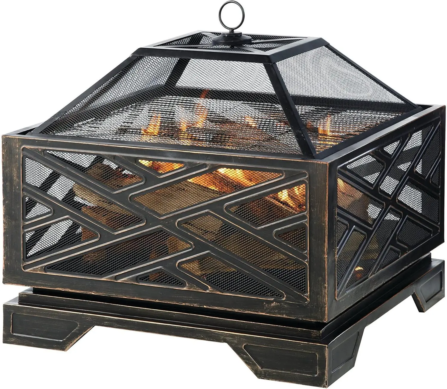 Martin Extra Deep Wood Burning Fire Pit, 26-Inch Outdoor Heating & Cooling