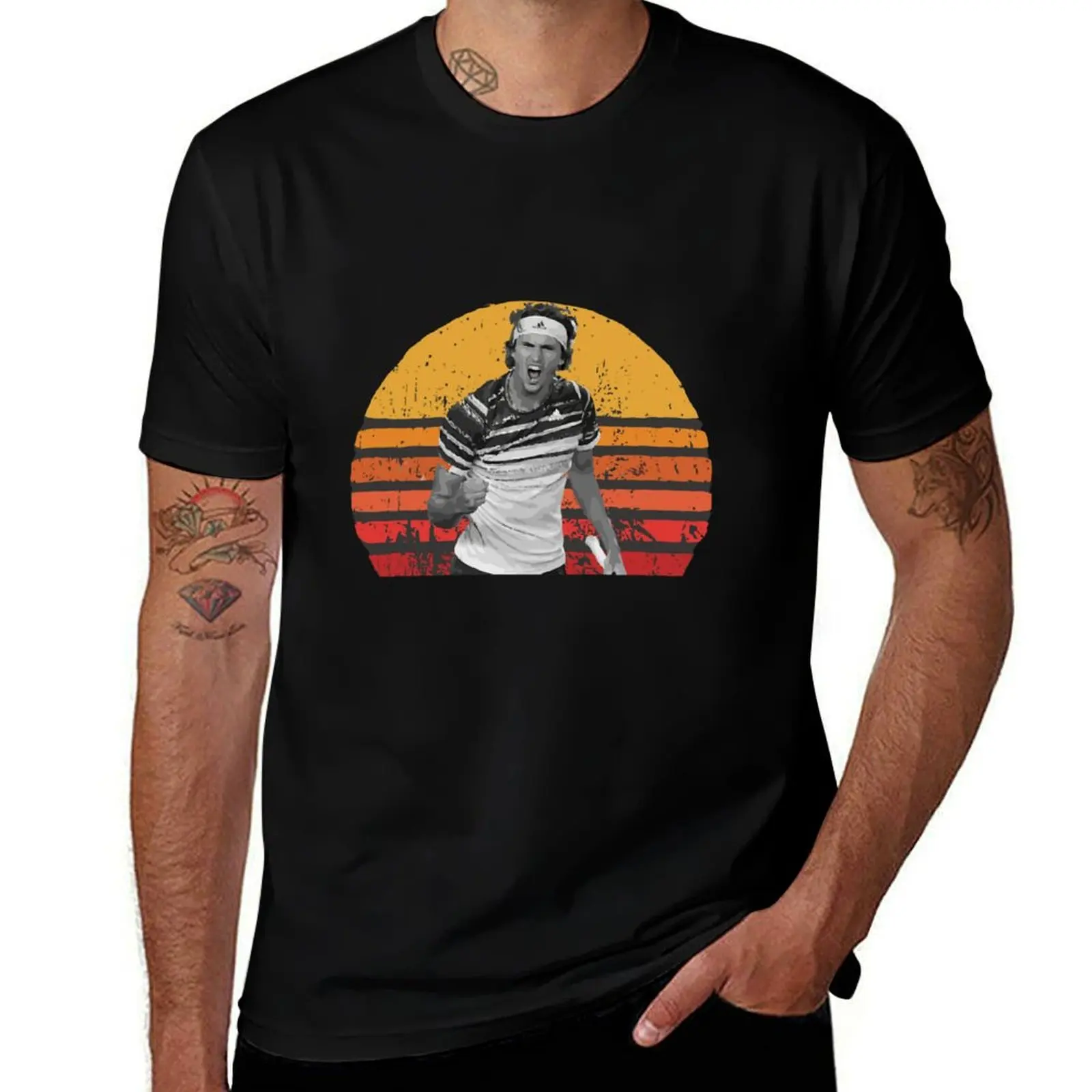 f zverev alexander tennis player T-Shirt Sweat Resistant Workout Tee Shirt T-Shirt
