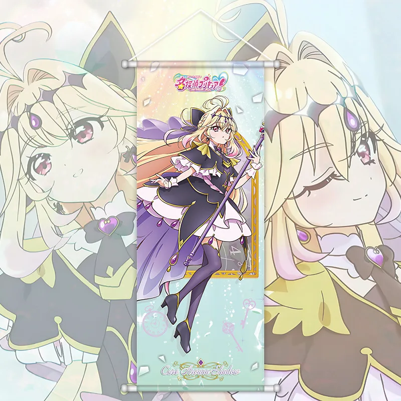 

Star Detective Precure Anime Ruruka Anna Mikuru Scroll Canvas Wall Hanging Painting Home Decor Poster Wall Art Room Decoration