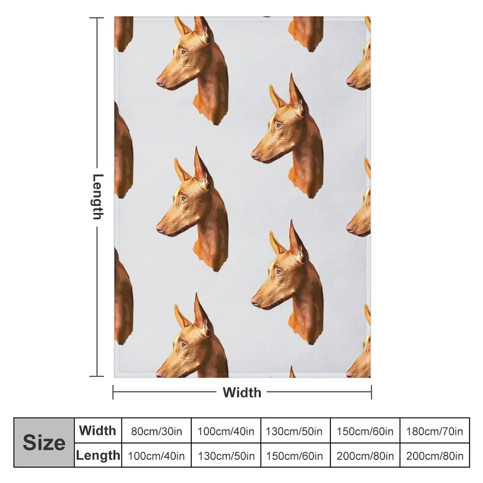 Pharaoh Hound Throw Blanket Hairy manga Stuffeds For Decorative Sofa Blankets