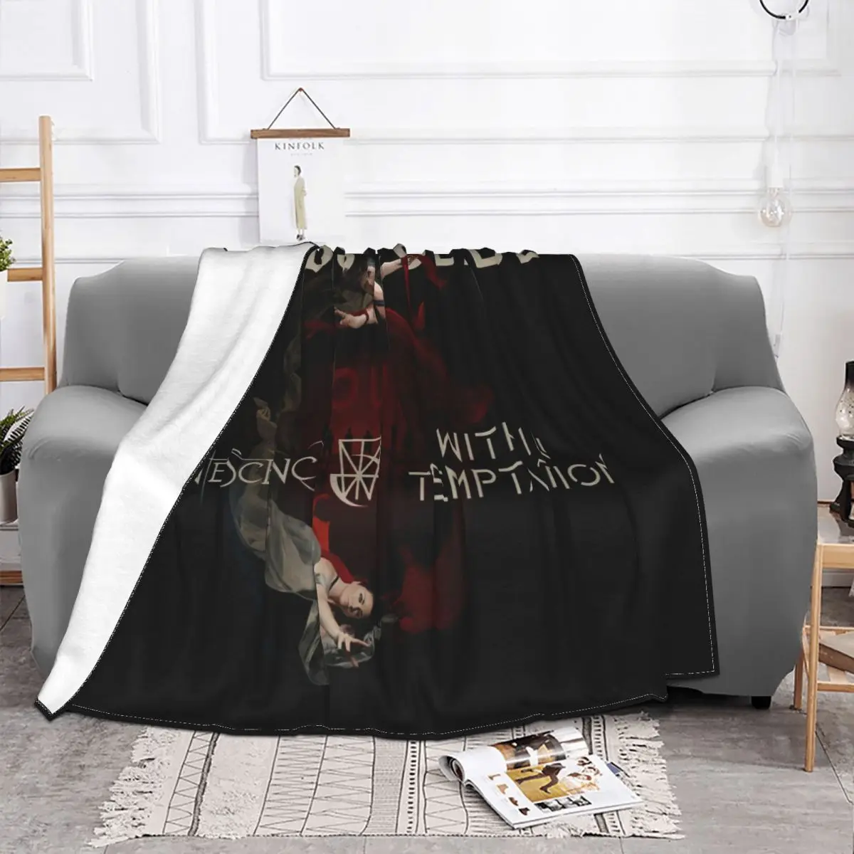 Within Temptation X Evanescence Worlds Collide Tour 2020 European Rock Pure Throw Blanket