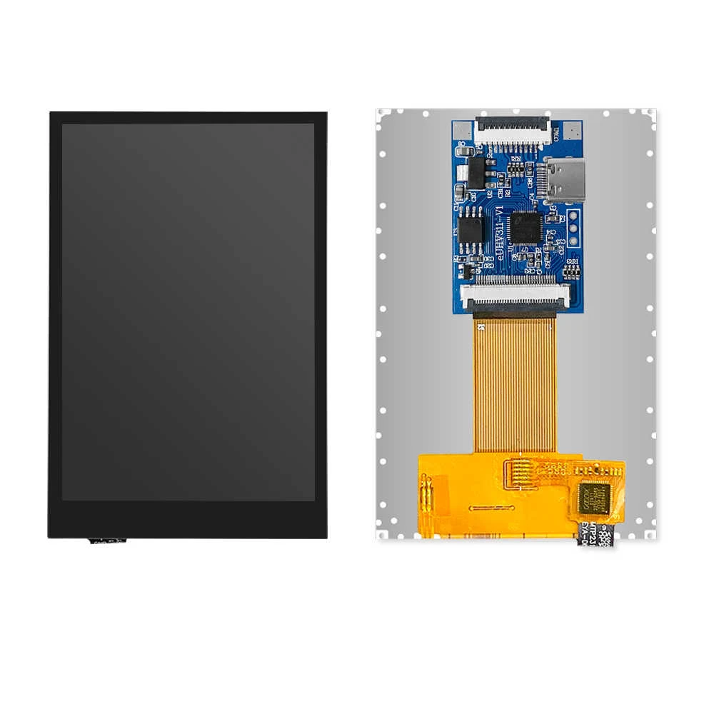 Módulo LCD TFT de 3,5 polegadas e 4 polegadas IPS 5 pontos tela serial HD de toque capacitivo 240 * 320 ângulo de visão completo