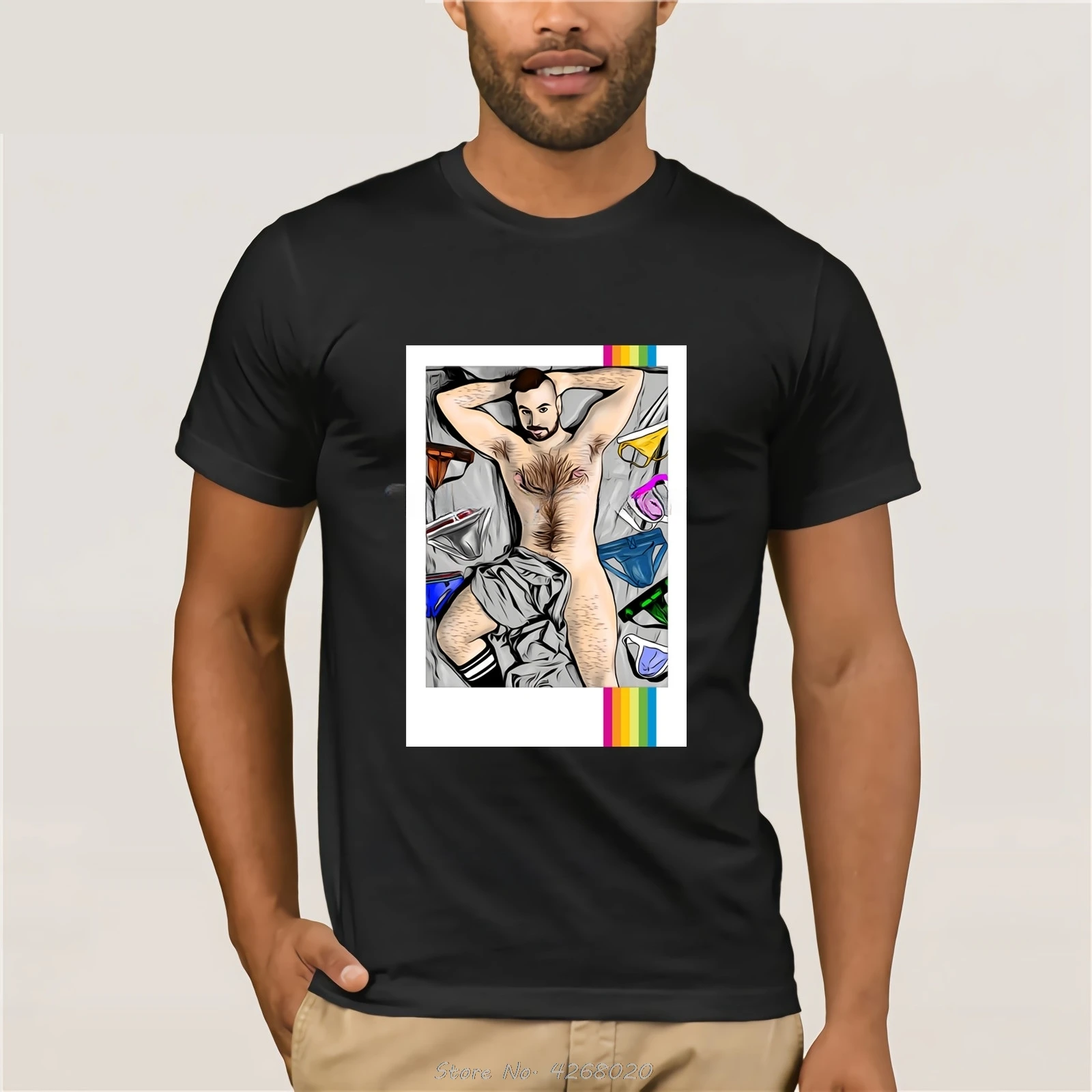 Arrival fashion Gay Bear Jock Lover T-Shirt The Hottest In The World  Summer T Shirt Print Top Cotton Funny Tees Tops Harajuku