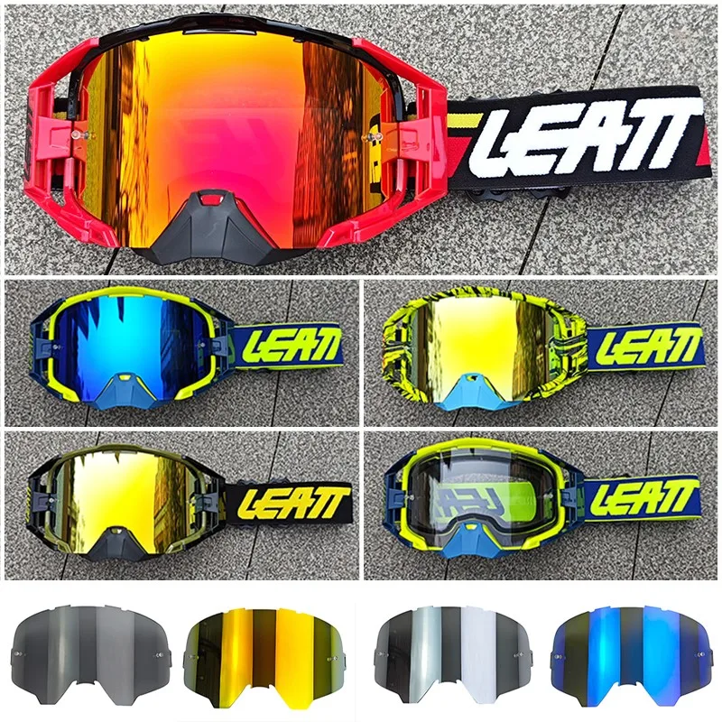 

Очки для мотокросса LEATT 6.5 MX: двухслойные, с защитой от запотевания, УФ-излучения, ветра и царапин, для приключений на мотоцикле