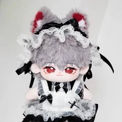 20CM Doll Clothes Maid Dress Suit Pink Cat Cosplay Toy Accessories Changing Dressing Game Playing House Photo Props Toy Gift
