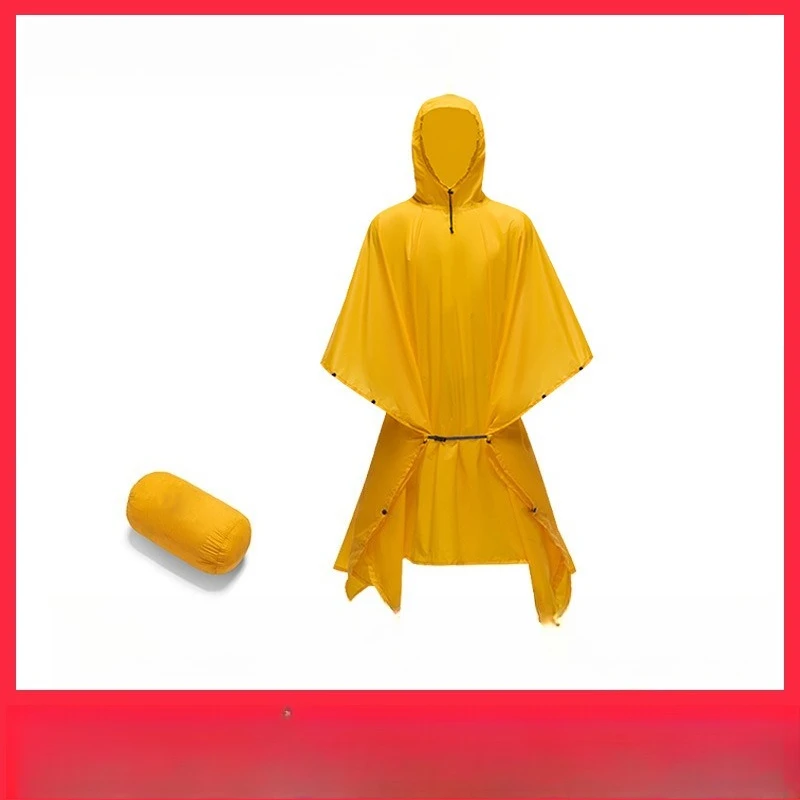 

Outdoor Raincoat Waterproof Cape Hiker Tactical Camping Fishing Rainproof Multifunctional Poncho