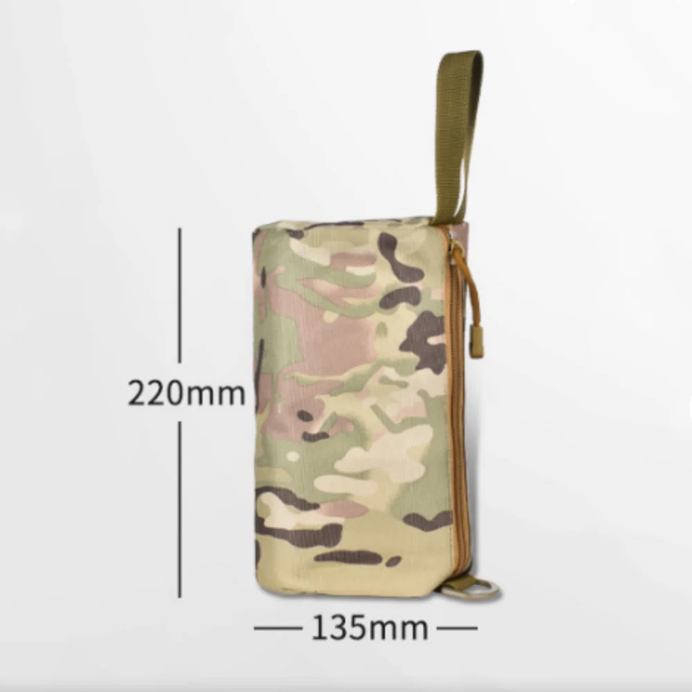 Bolsa de caza al aire libre, bolsa de camuflaje, bolsas de almacenamiento EDC portátiles para múltiples herramientas, bolsa táctica Molle, bolsa de aseo para correr y acampar