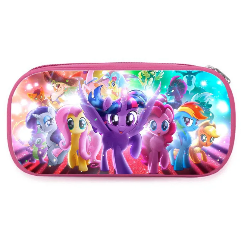 

Аниме My Little Ponys Twilight Sparkle Kawaii мультяшный узор пенал аниме товары небольшой подарок