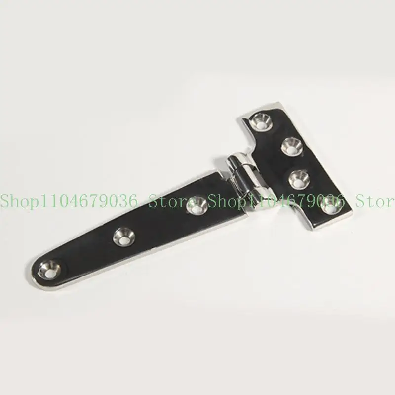 652F T-Shaped Door Hinge Casting Cabinet Drawer Glass Hinge Thickened Stainless Hinge for Marine Yacht Hinge Rustproof