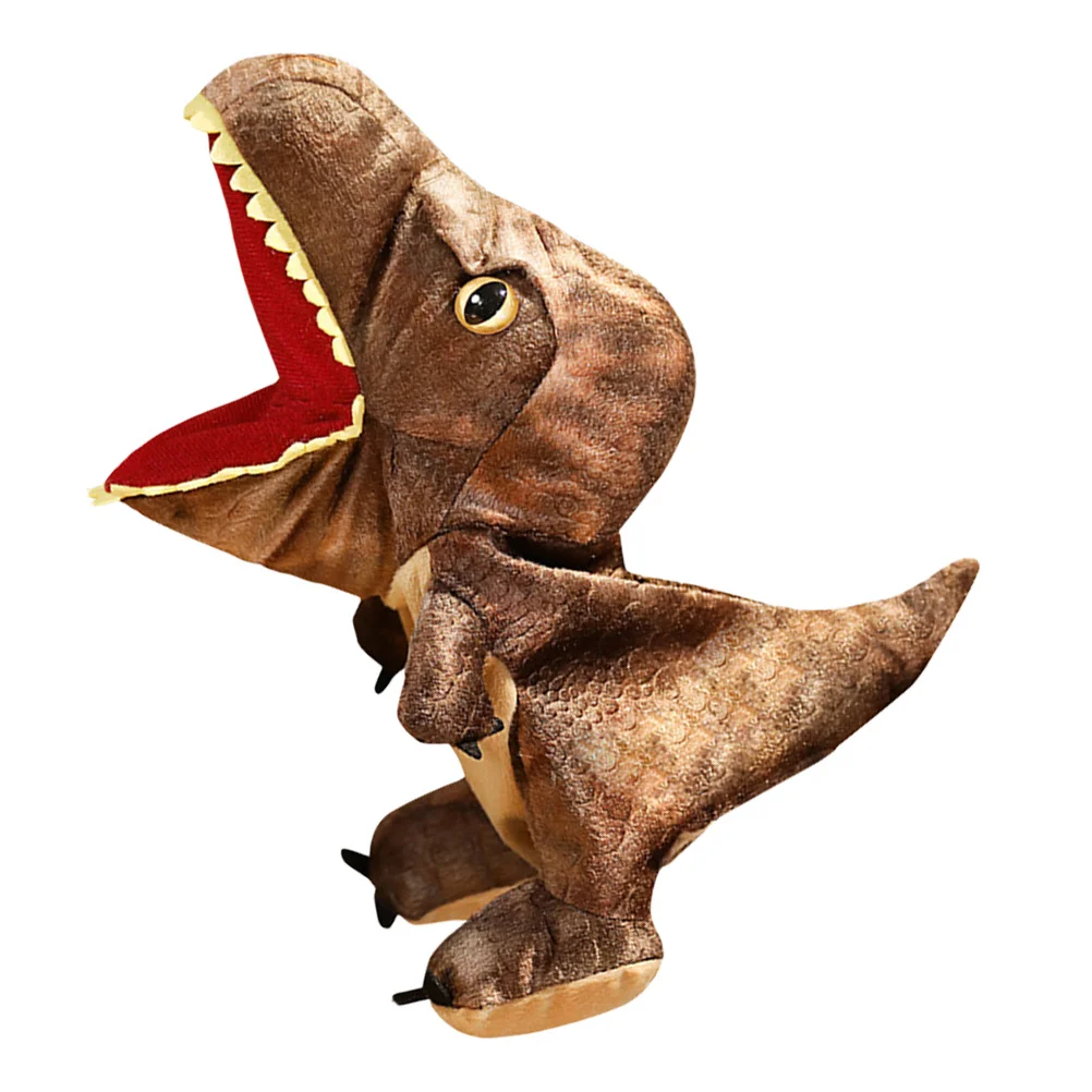 1pc Dinosaurus Handpop Zacht Wasbaar Kinderen Kinderen Storytelling Dierenpop Voor Interactief Spelen Educatief Cadeau