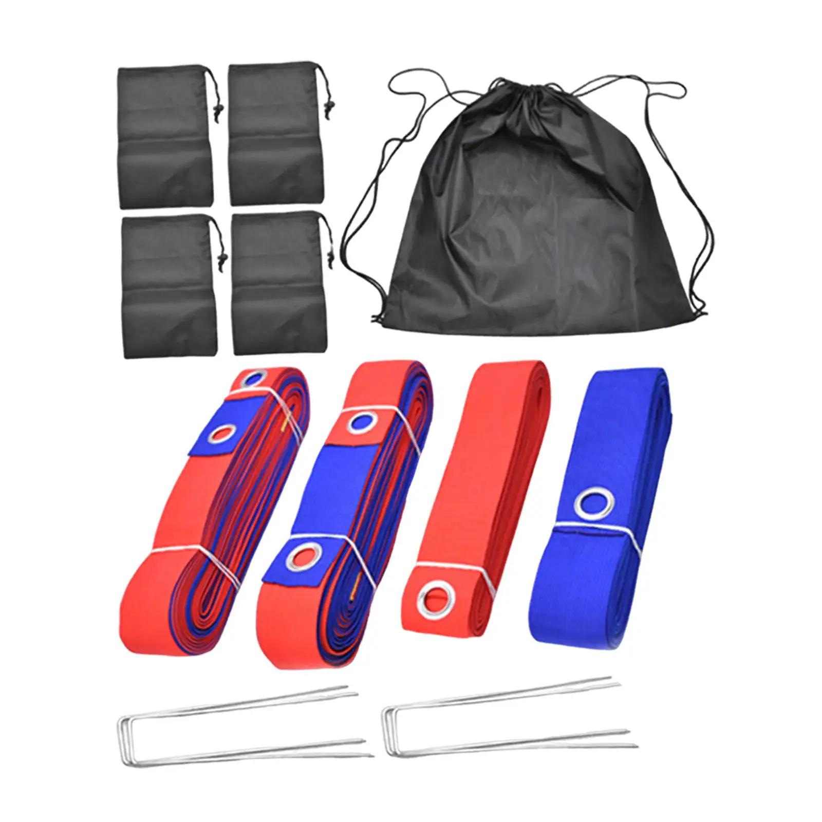 

Sand Volleyball Boundary Lines Kit 16M and 8M Webbing Strap Easily Install for