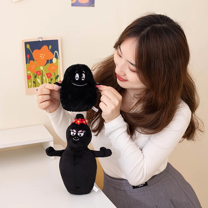 14-24cm dibujos animados Barbapapa juguetes de peluche muñecos de peluche suaves para bebés niños juguetes cómodos decoración del hogar niñas niños regalos de cumpleaños