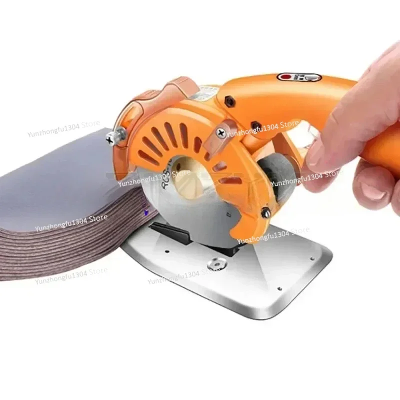 Industrial Electric Scissors Handheld Round Blade 110V/220V Cutting Cloth Machine Silent Servo  100C
