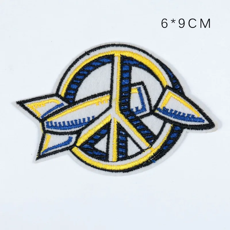 Cartoon Squirrel Cloth Sticker Rainbow Peace Gear Children's Clothing Accessories Adhesive DIY Sticker Patches Clothing
