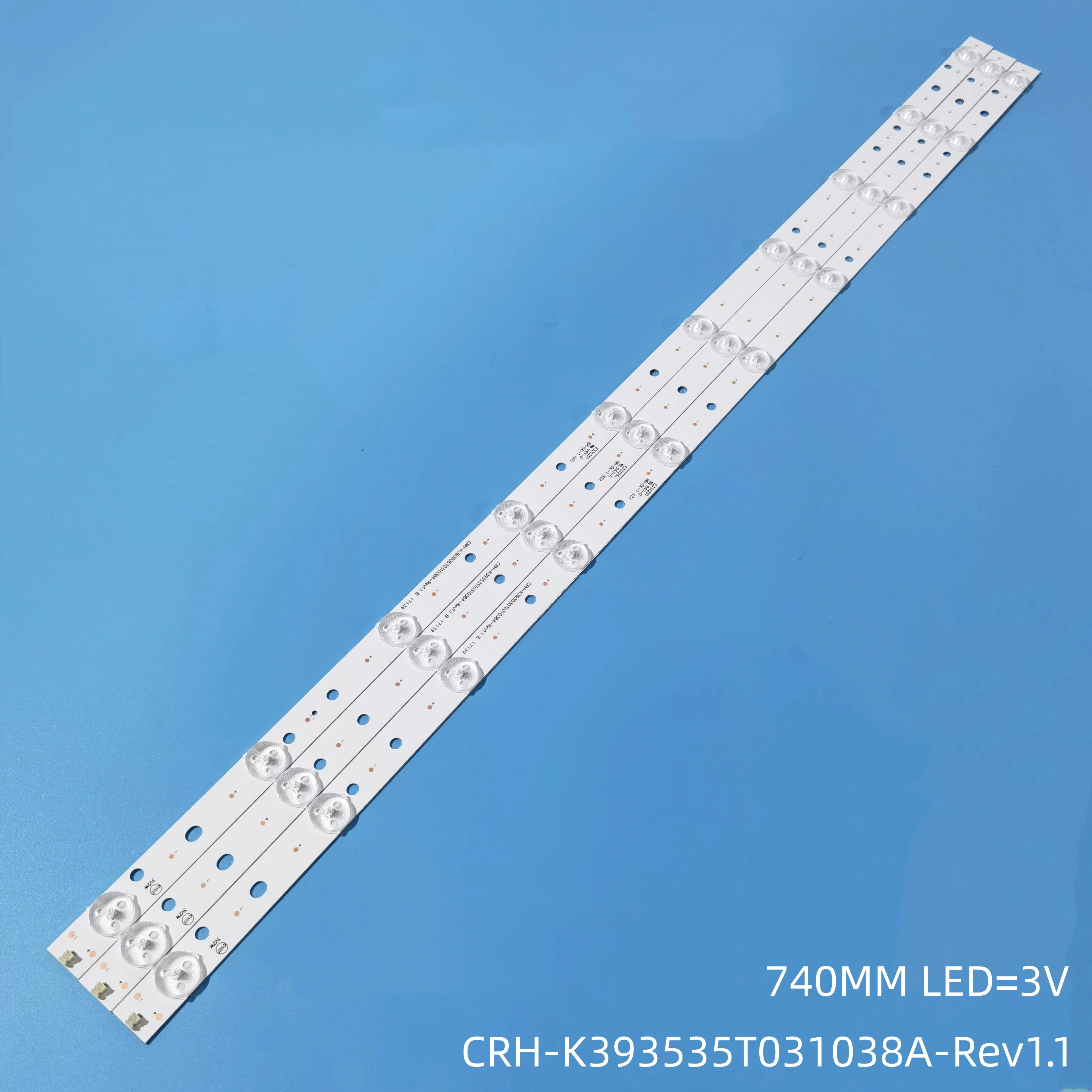 

LED Backlight Strip 10Lamps For LED40V2 LED39V2 39DH310 IC-B-CNA039D139 CRH-K393535T031038A-Rev1.0 PLDED4016A PLDED4030A