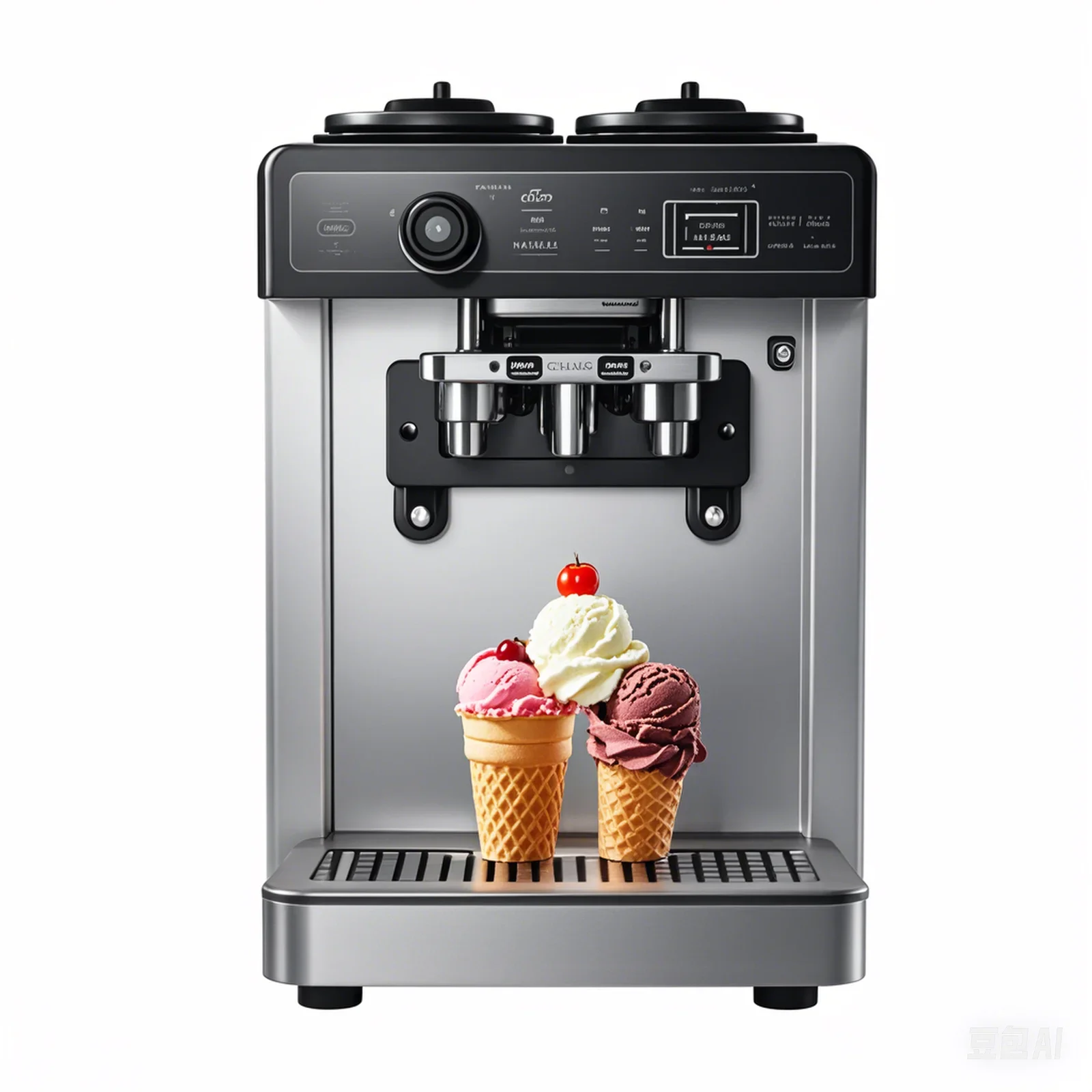 Professional Automatic Ice Cream Machine 3 Flavor Soft for Fast Food Restaurant And Milk Tea Shop Commercial Use