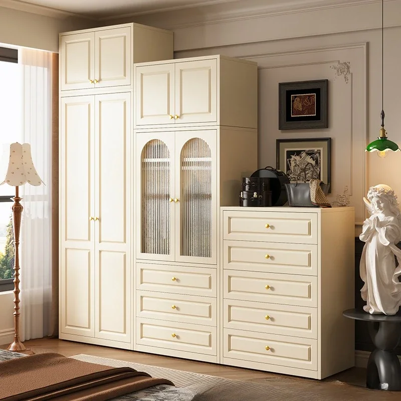 خزانة ملابس من الفولاذ الفرنسي في العصور الوسطى، وخزانة غرفة النوم المنزلية #3