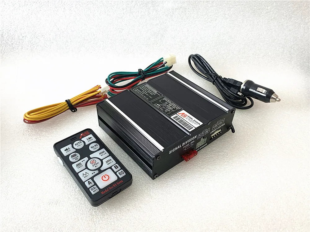 무선 경찰 자동 사이렌, 200W 경찰 구급차 사이렌 경적, 긴급 보안 경보 사이렌, 자동차 경적, 시끄러운 스피커, AS7100E