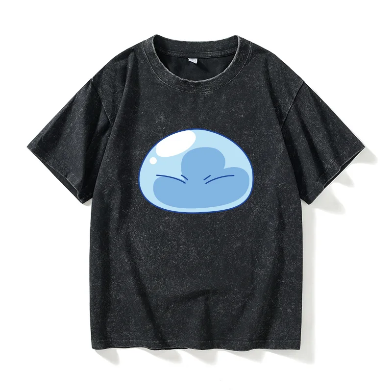 

Rimuru Tempest T-Shirt Short Sleeve Student Clothes Cotton round Neck Casual Loose Fit Summer Fashion Anime Cartoon Printed