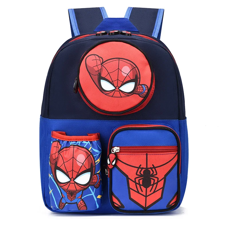 Spiderman Princess Cartoon Backpack Waterproof Boys Girls Birthday Schoolbag Gift for Students