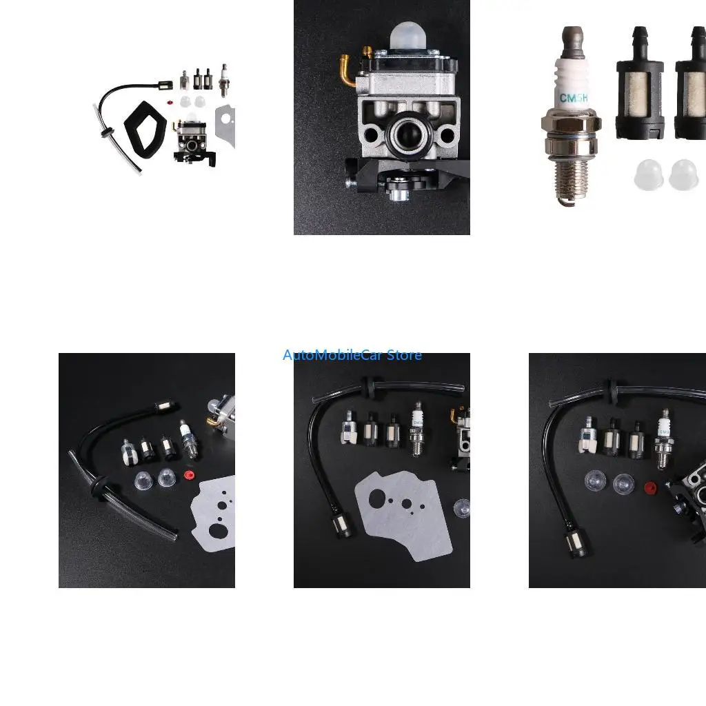 G8TE Upgraded Carburetor Carb Gasket for Spark Plug Line Hose For GX25 GX35