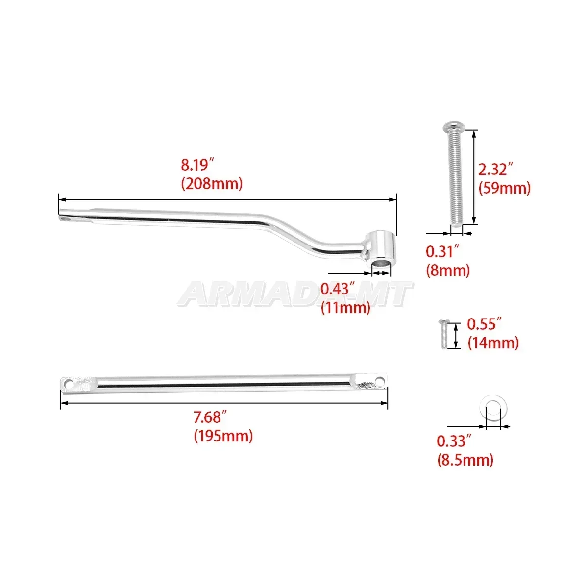 Adjustable Saddlebag Support Bar Mount Bracket For Yamaha V-star Dragstar DS 1100 XVS 400 650 DS400 DS650 XVS950 XVS1100 XVS1300
