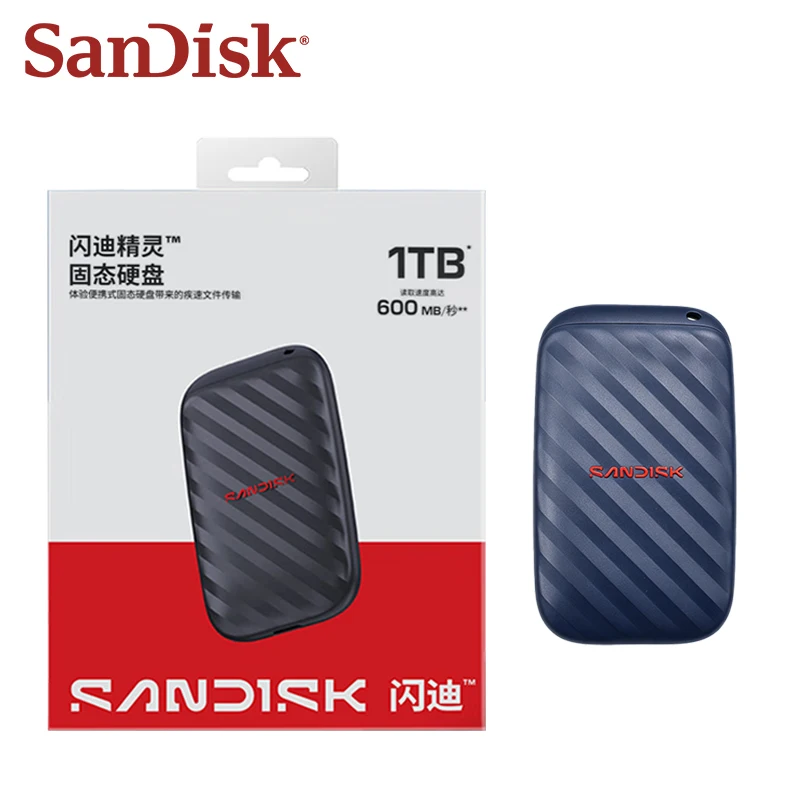 SanDisk ELE upgraded 1TB portable solid-state drive (PSSD) Type-C direct connection for mobile phones dual-use for laptops
