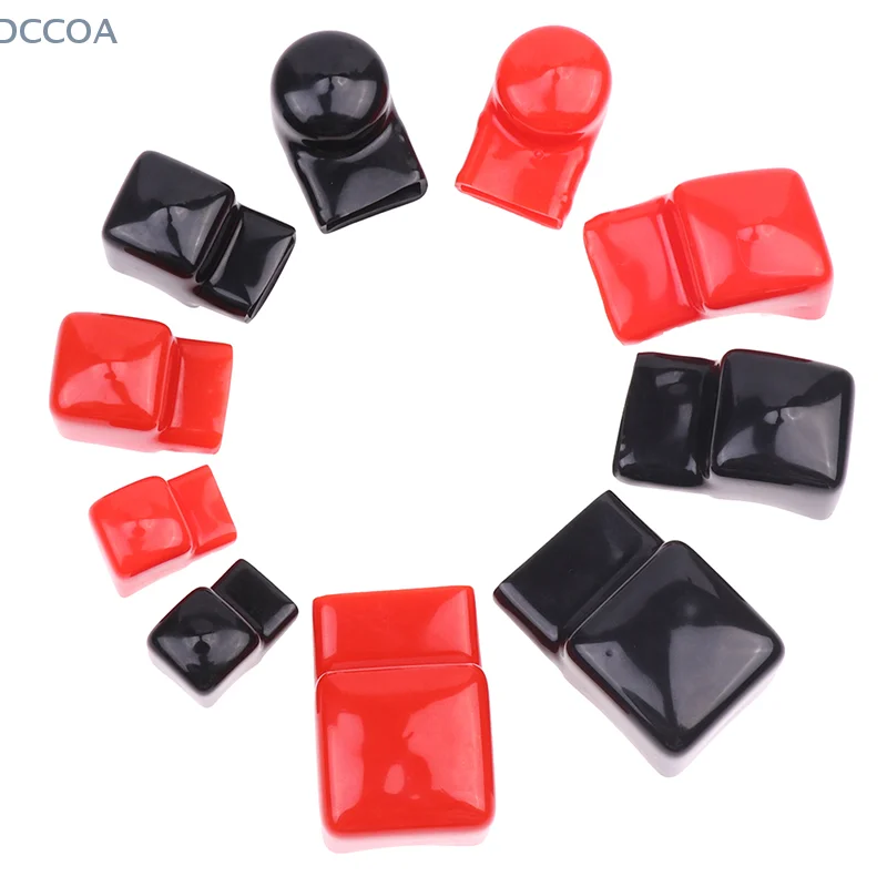 1Pair Loose Protector For Busbar Bus Bar Battery Isolation Cover Terminal Cover Protection PVC Flexible