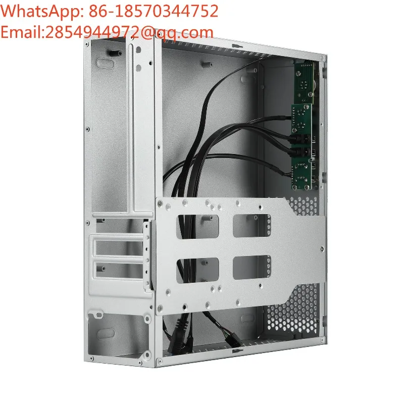 2026     New A10 Mini Horizontal Vertical MATX24 * 24 Main Board Small 1U Power Supply 7.3LHTPC Computer Case