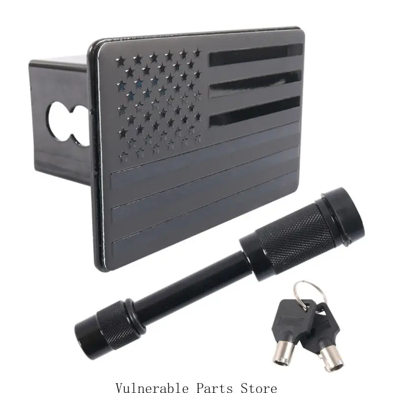 

D0UC 2" Trailer Receiver Protector Cover Set Weatherproof Design Noise Dampening Foam