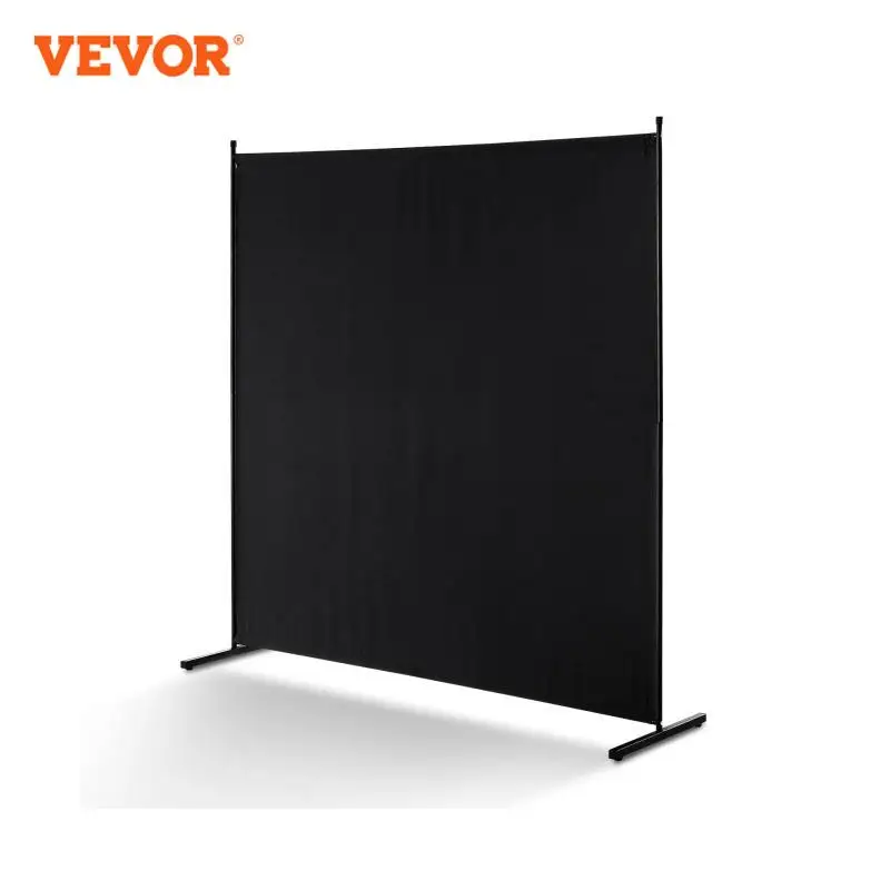 VEVOR 1/3/4/6 Panels PET Polyester Soundproof Screen Folding Privacy Portable Partition Divider for Room Separation Freestanding