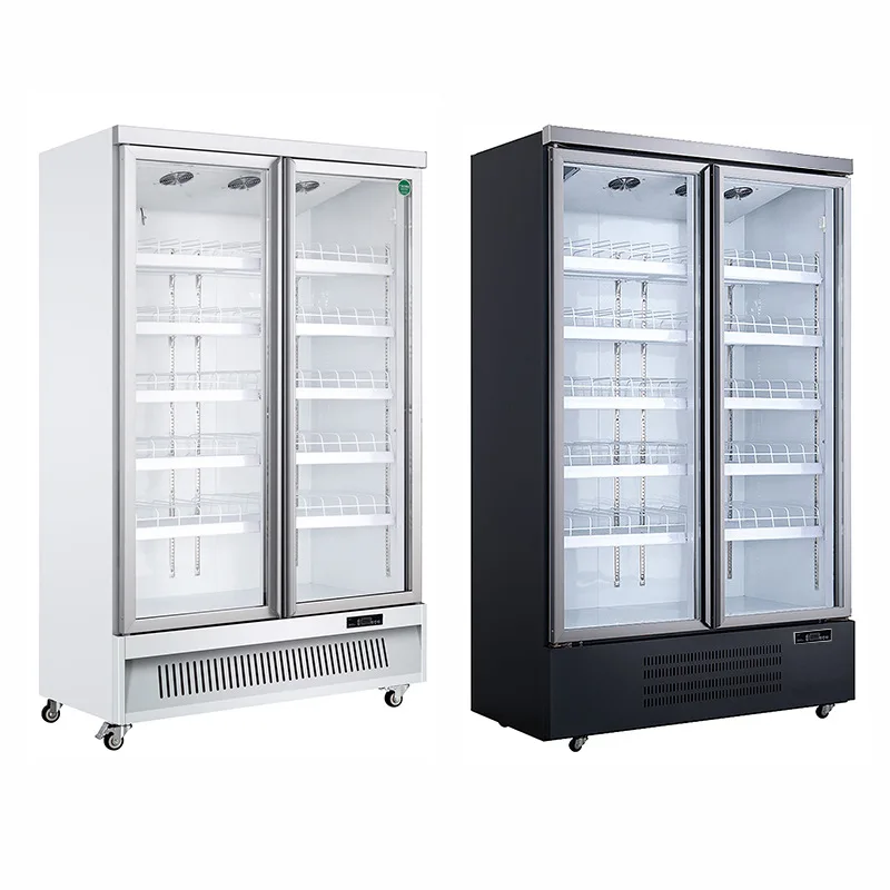 2026 Commercial Freezer Grocery Convenience Store Supermarket Upright Display Freezer Refrigerator