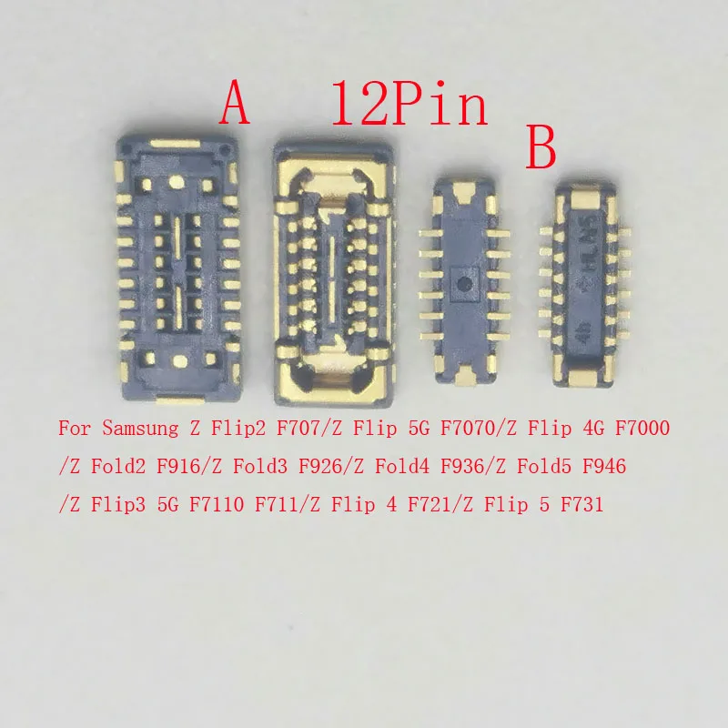 2-50Pcs Fingerprint Return Home Button FPC Connector Plug For Samsung Galaxy Z Fold 2 5 F916 F926 F936 Flip 3 4 F711 F721 F731
