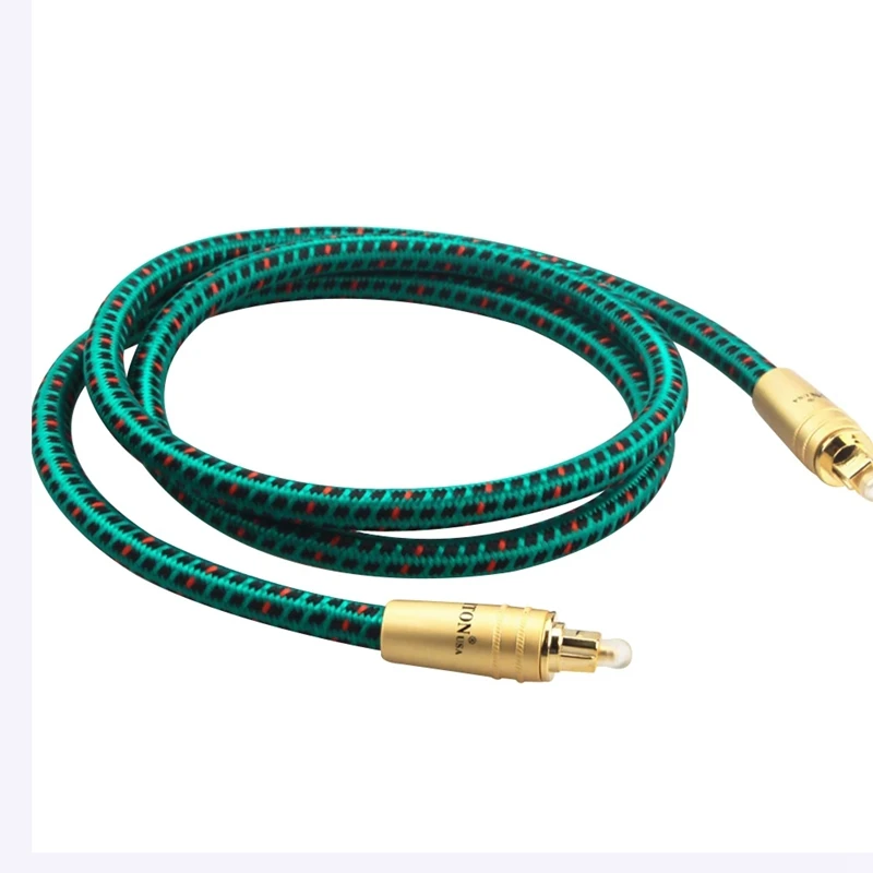 A high-fidelity audiophile grade HiFi digital digital optical fiber cable CD/DTV power amplifier audio cable